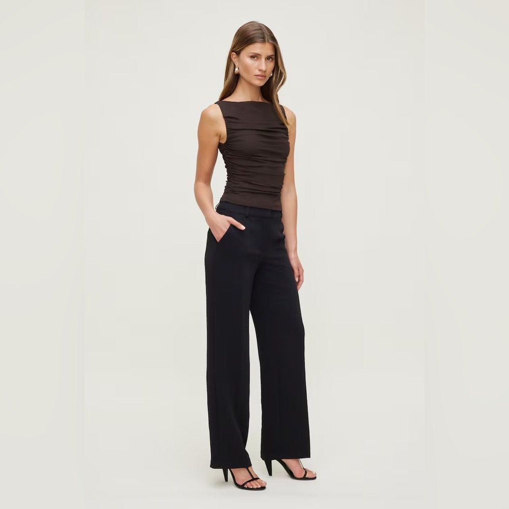 Dynamite Camelia Airflow Straight Leg Pants Sz 4,6 - Picture 3 of 14
